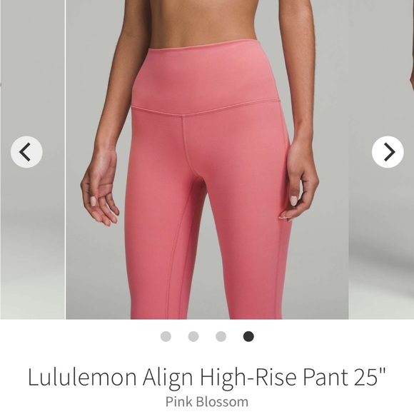 🆕 PINK BLOSSOM - NWT lululemon align high-rise HR pant 25" size 6 - Picture 9 of 9